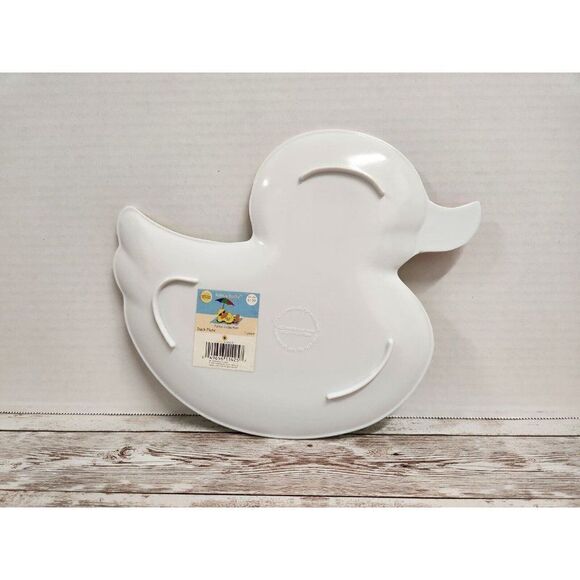 Vintage Set 6 Duck Serving Set Plate Bowl Fork Spoon Sippy Cup Section Tray - Picture 5 of 13
